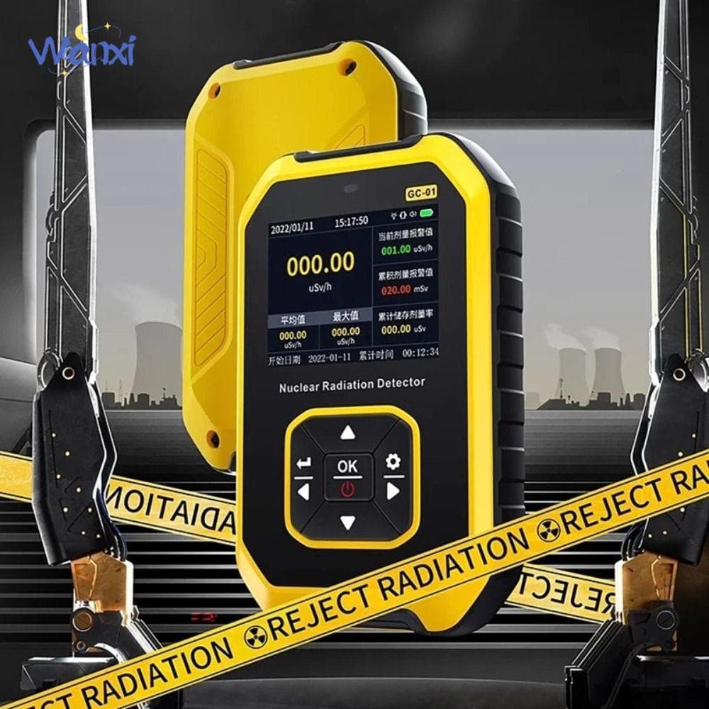 Detector De Radiação Nuclear WANXI , Testador De Radiofrequência De Raios X Com Display LCD De Longa Duração Da Bateria 