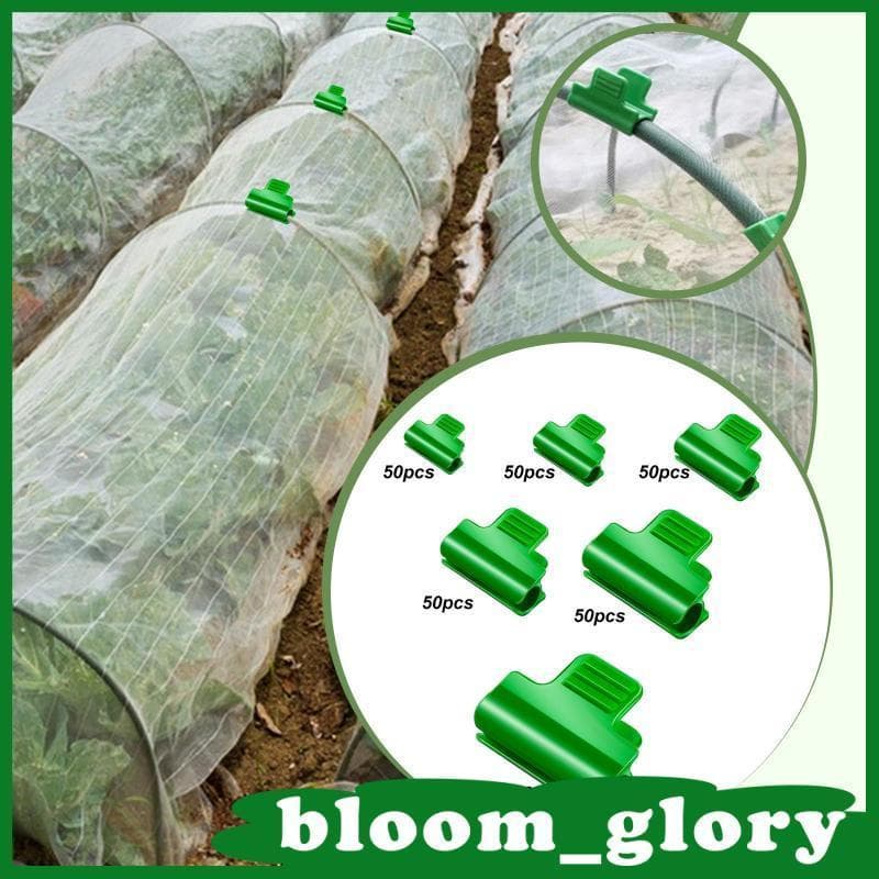 [Bloom_glory] Clipes De Estufa Braçadeira De Filme Plástico Conector De Estrutura De Aros Para Mini Estufas Plantio E Ja