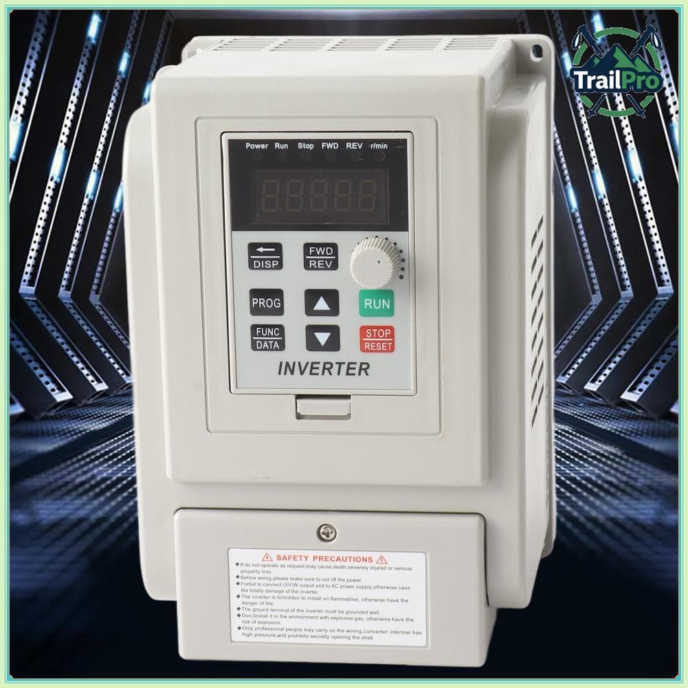 TrailPro Inversor de unidade VFD 220V AC monofásico para trifásico de frequência variável WALFRONT controlador de