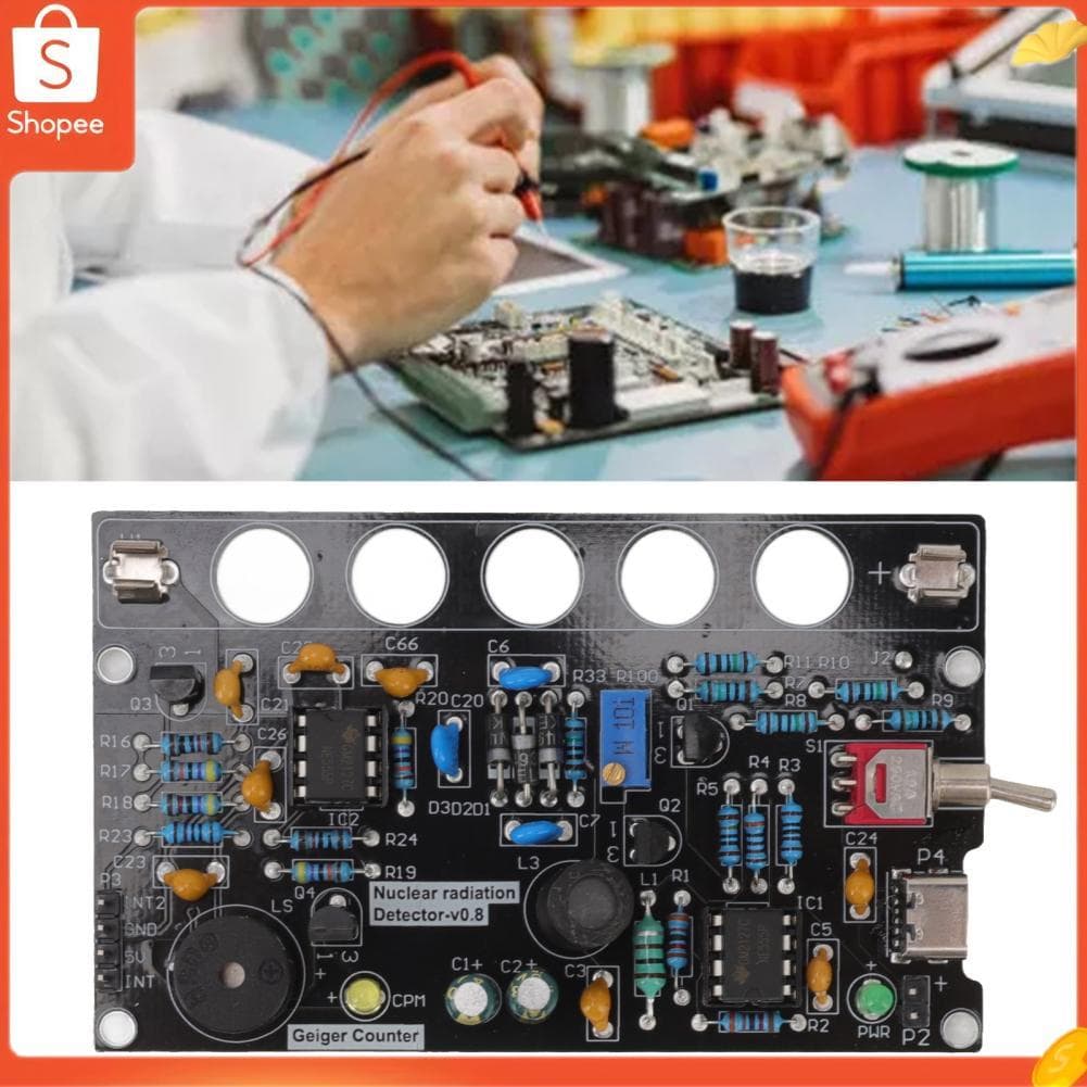 Hap Kit de contador geiger 380v-550v detecta raios xβγ tubo detector de radiação nuclear para soldagem eletrônica