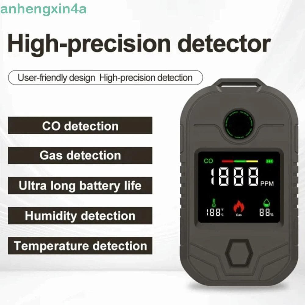 Detector Portátil De Monóxido De Carbono ANHENGXIN , Alarmes Visuais De Som De Alarme Detectores De Vazamento De Gás , R
