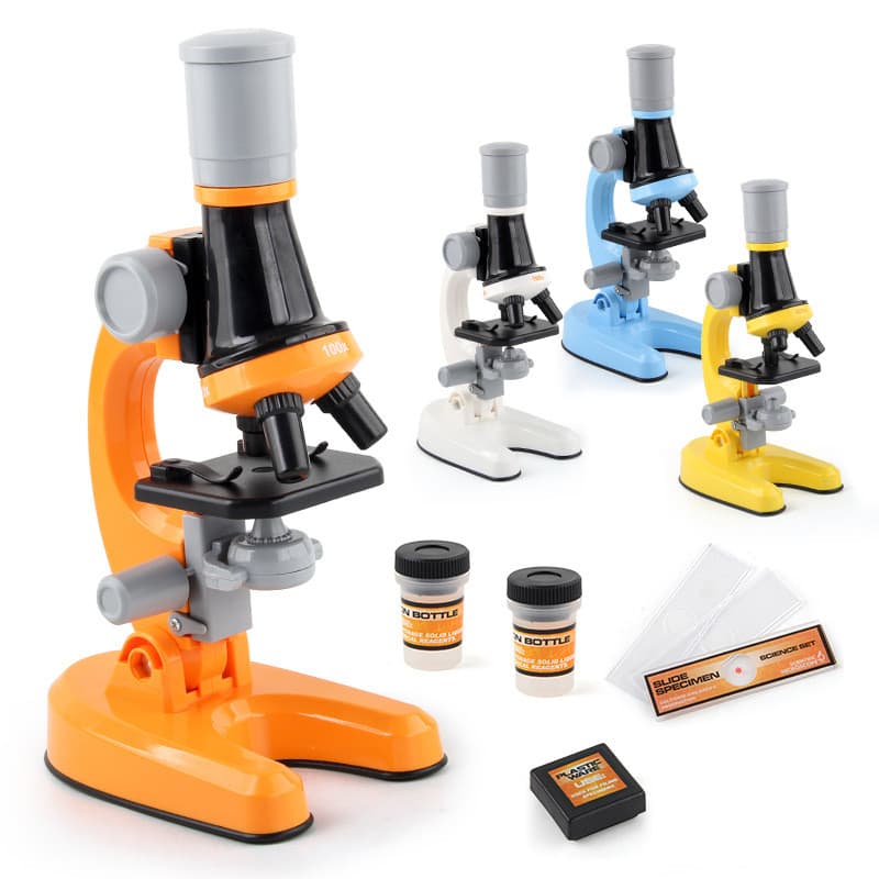 2026 novos produtos microscópio infantil brinquedos da escola primária das crianças experimento científico microscópio b
