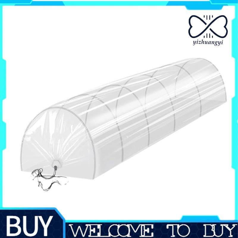 2 Em 1 Mini Estufas De Túnel De Estufa , Casas Verdes Para Jardim Externo Cloche Tunne Capa Aros Camas Elevadas