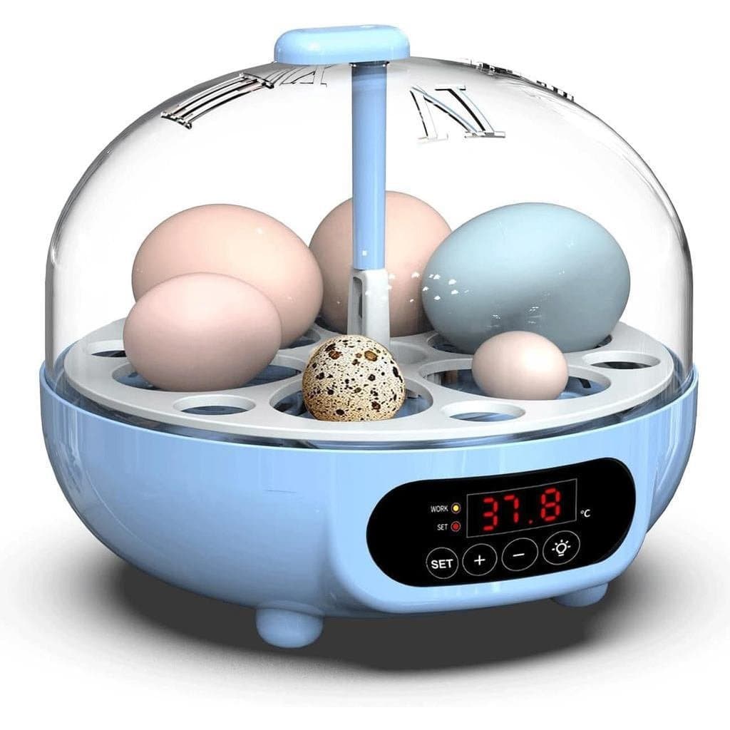 Incubadora de ovos automática, mini incubadora de ovos digital totalmente automática