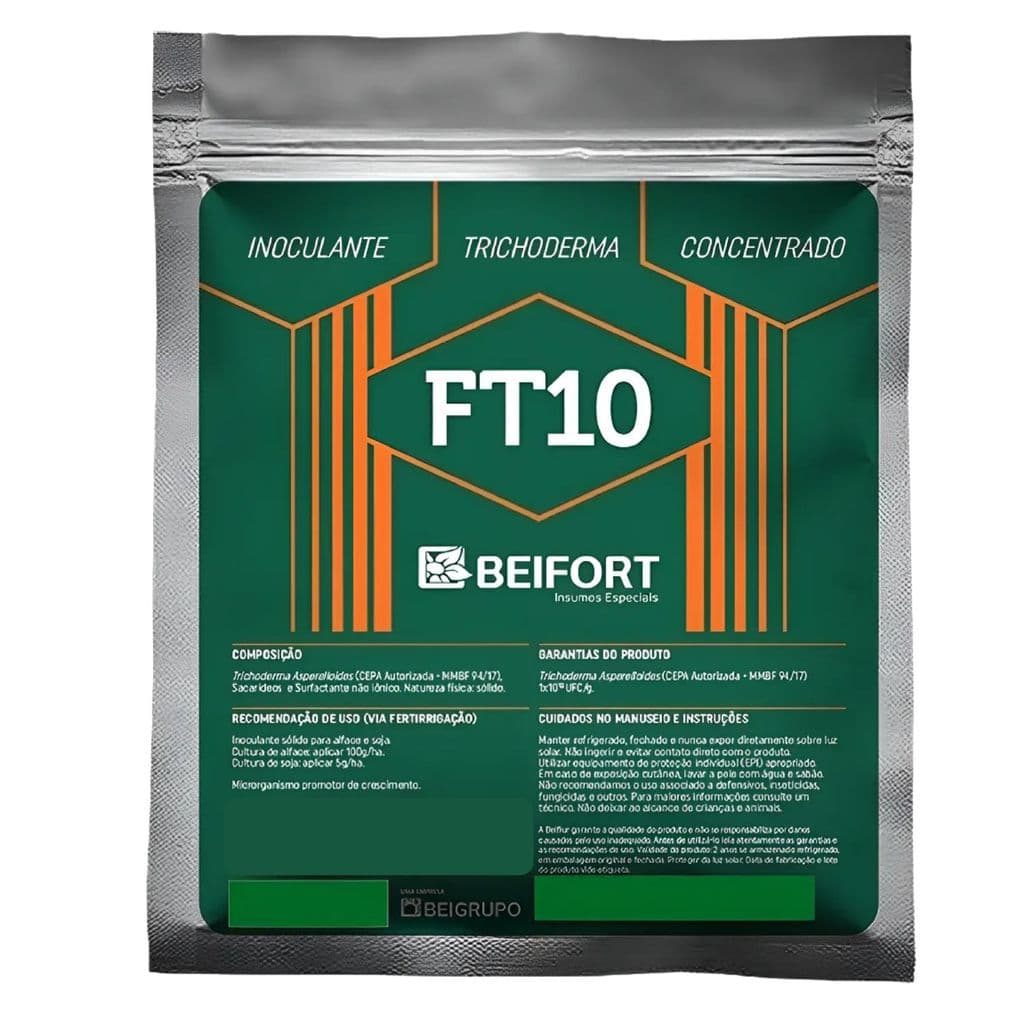 Inoculante Trichoderma Concentrado Ft10 1g - Beifort