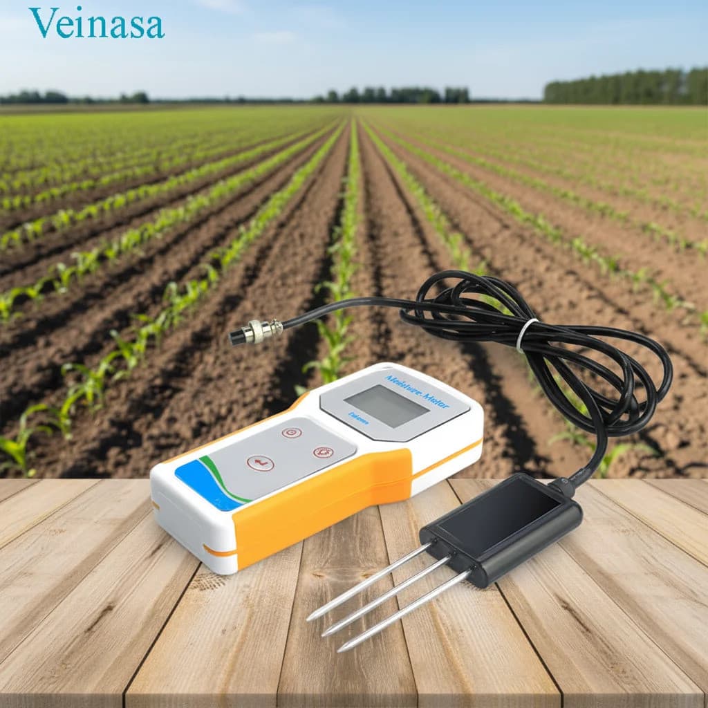 Novo Takeme-10EC Agrícola 3-Em-1 Inteligente Temperatura Do Solo Umidade EC Testador Sensor Sonda Com Display LCD OEM & 