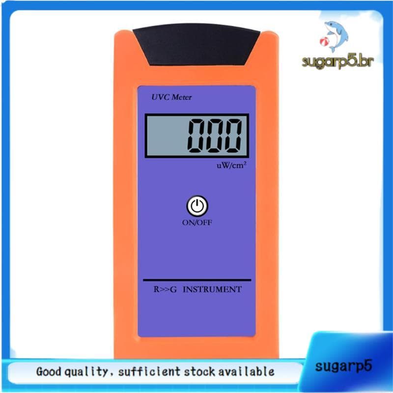 Medidor De Luz 0-1999μW/Cm2 Réptil Índice UV Espectro 220-280NM Radiação