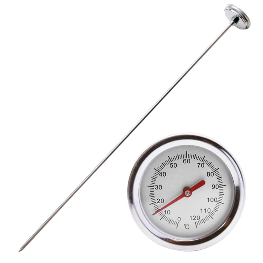 Sonda De Medição De Composto De Monitor De Temperatura De Termômetro De Solo De Aço Inoxidável