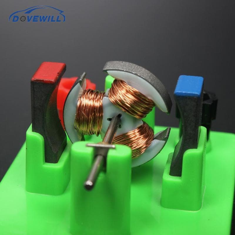 [Dovewill] DIY DC Modelo De Motor Elétrico Kit Básico Kits Educacionais Brinquedos Conjunto De Experimentos De Eletricid