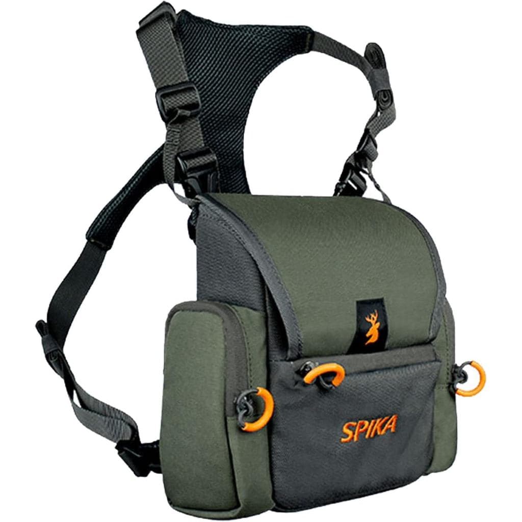 Bolsa de peito para binóculos SPIKA, bolsa para binóculos com bolso à prova d'água para telêmetro, adequada para caça.