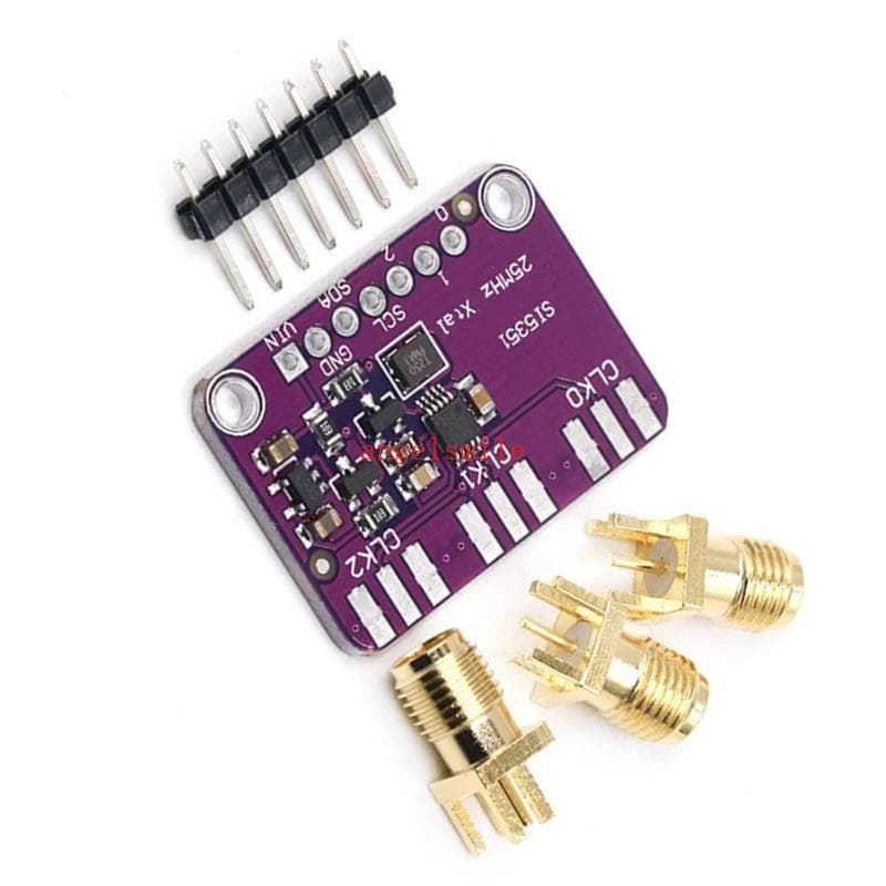 Placa Geradora Frequência Versatilidades 3 Canais Saída 8kHz-160MHz Gerador Sinal Para Microcontrolador