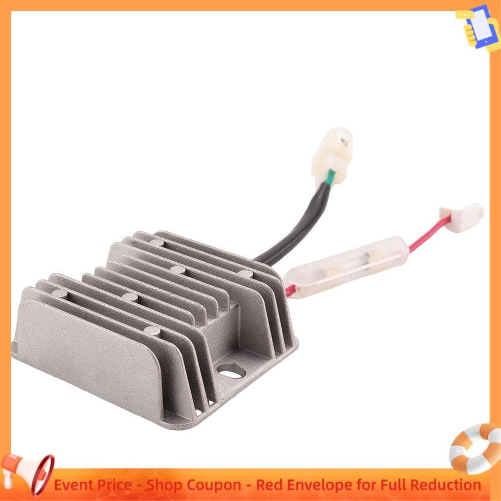 Regulador de Tensão AVR para Kipor Kama KDE6500 KDE6700T, cinza, com cabos conectados, fundo branco.
