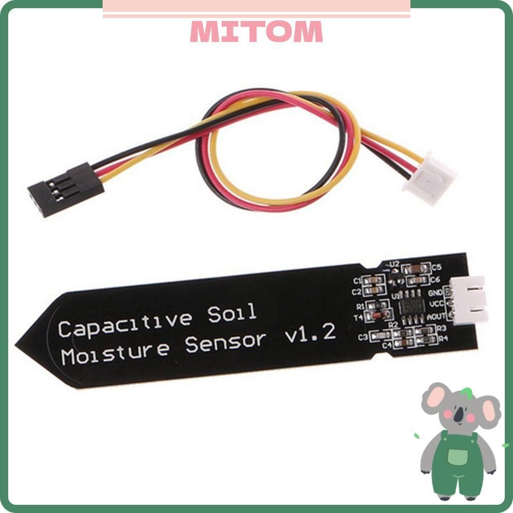 Sensores De Detecção De Umidade MITOM , Módulo Capacitivo Preto De Sensor Do Solo 3.3 ~ 5.5V