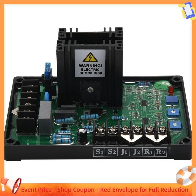 Regulador Automático de Tensão AVR GAVR-15A para Gerador Parbeau com Placa Eletrônica