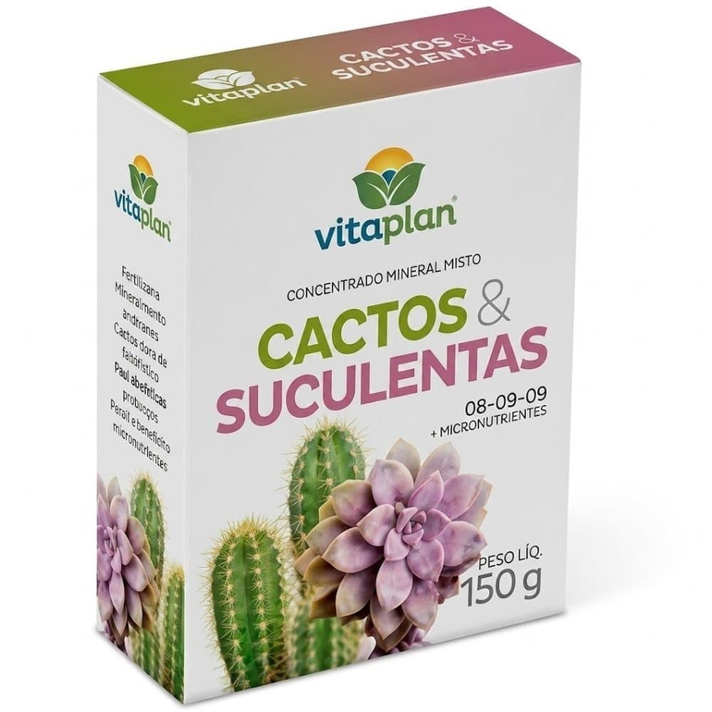 Fertilizante para Cactos e Suculentas Vitaplan 150g