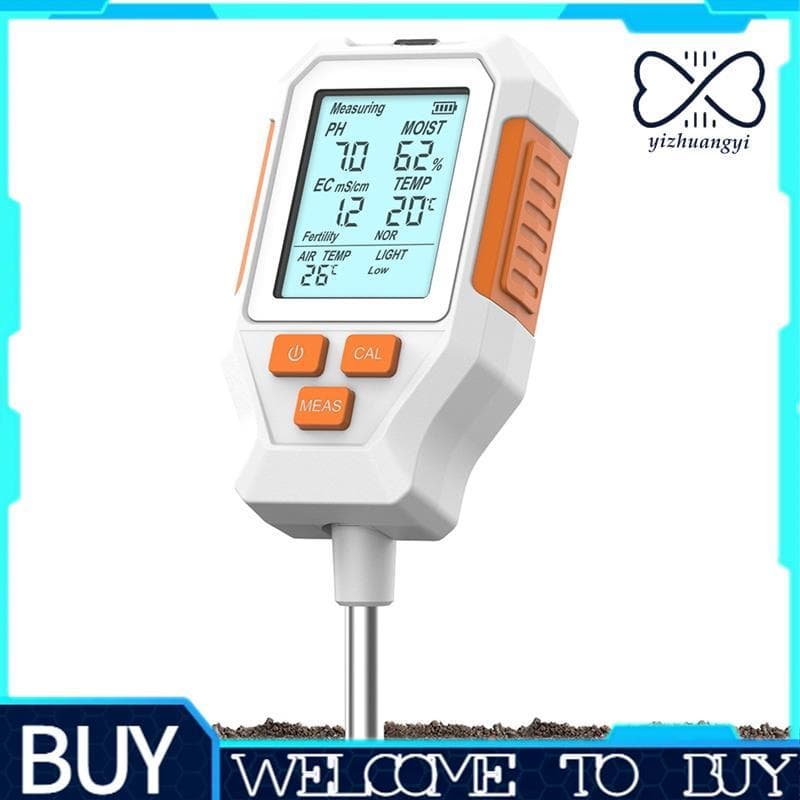 Testador Digital Portátil De Solo 7 Em 1 , Medidor De PH , Temperatura Ce , Umidade Do Ar , Fertilidade , Detector De De