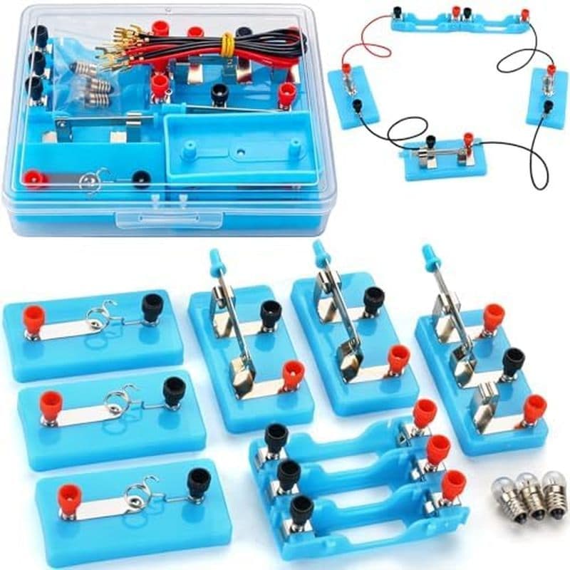 Kit De Circuito De 23 Unidades , Elétrico STEM , Kits De Construção De Circuitos De Sala De Aula , Experimentos Básicos 