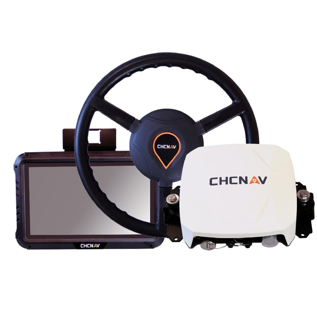 Kit piloto automático agrícola CHCNAV NX510 Pro para trator GPS com volante e monitor LCD