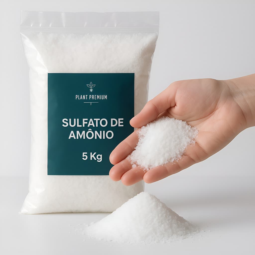Sulfato De Amônio 5kg Fertilizante Solúvel Adubo