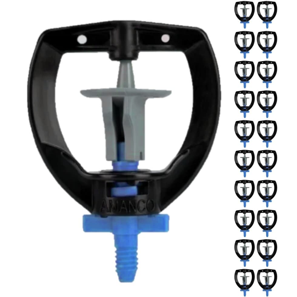 Kit 20 Microaspersor Bailarina MF2 160 LPH – Ideal para Hortas, Jardins e Estufas