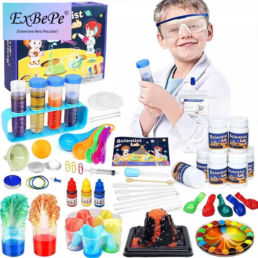 70 Experimentos Científicos de Laboratório Kits de Ciência Brinquedos Educativos para Crianças Conjunto de Química SGXY