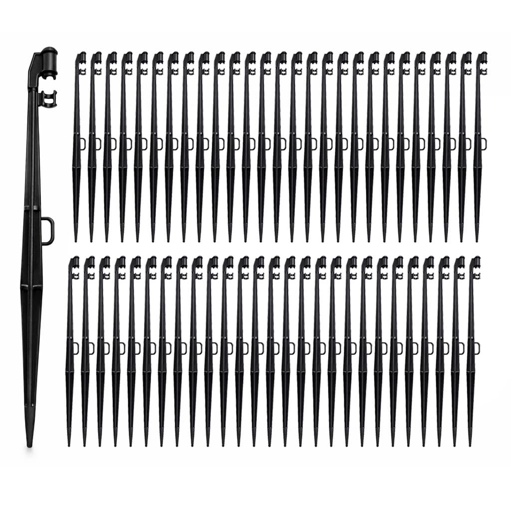 Kit 100und Estaca Haste 36cm p/ MicroAspersor MF PT Durável Prática Alta Resistência
