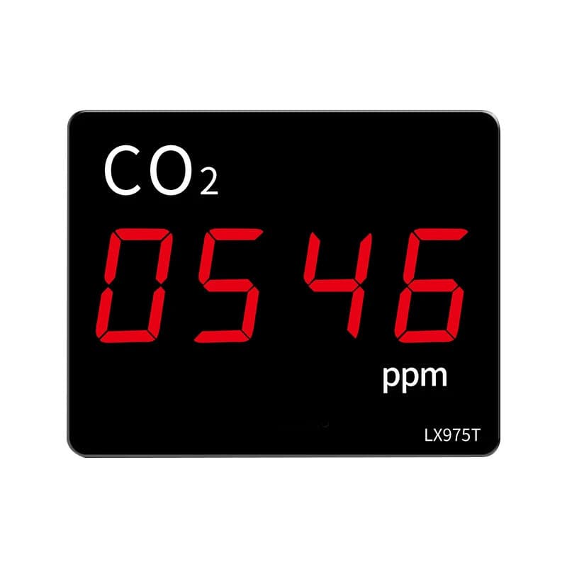 Sensor Detector De Dióxido De Carbono CO2 Monitor De CO2 Com Alarme NDIR Medidor De Qualidade Do Ar Infravermelho Testad