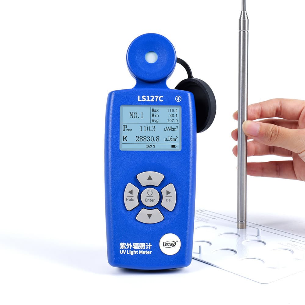 Berserk LS127C Dosímetro UV Radiômetro Uvc Tester 254nm Medidor De Detecção De Radiação Para Lâmpada Germicida