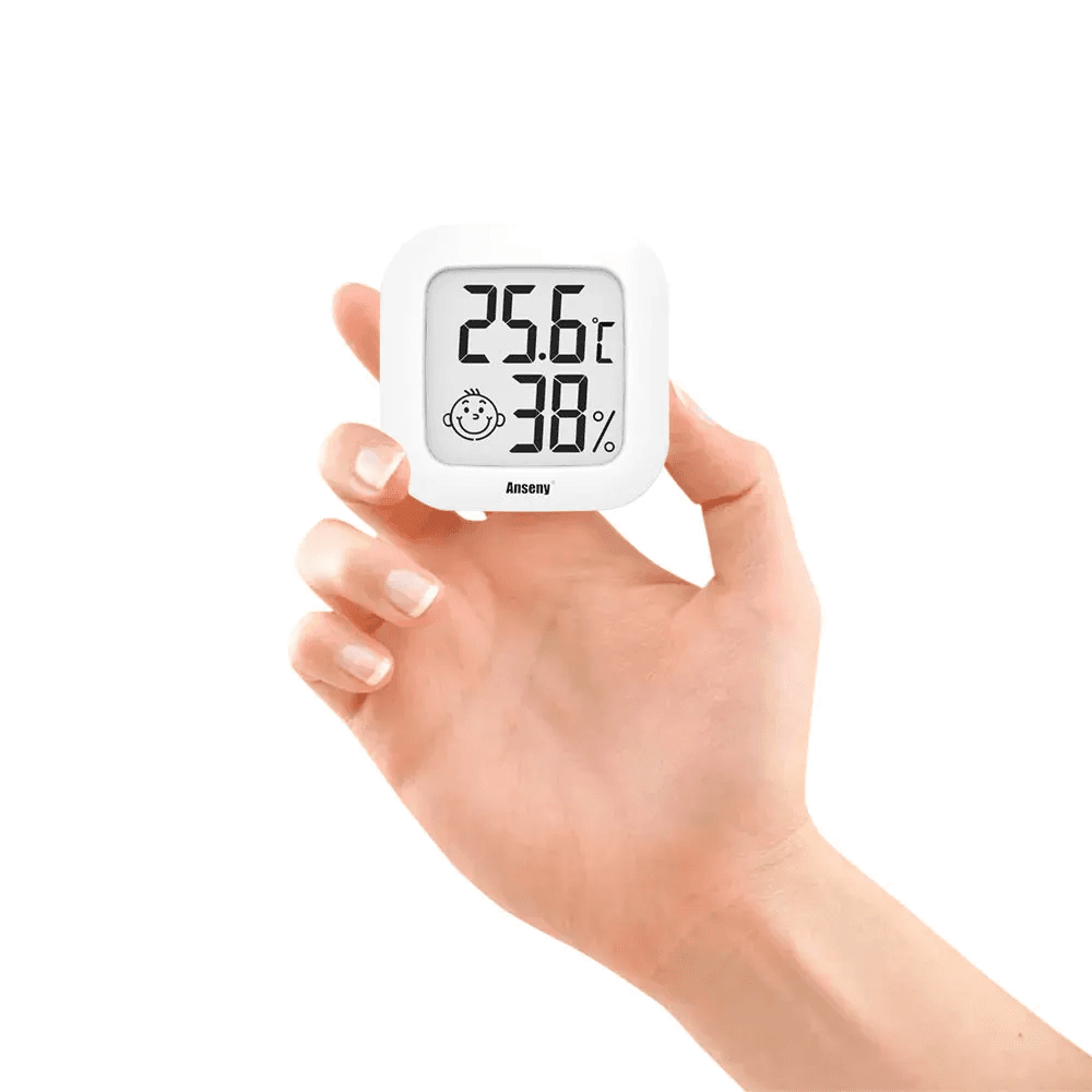  Mini termômetro higrômetro com display LCD pequeno higrômetro digital adequado para alta precisão em