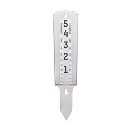 Taylor Precision Products Pluviômetro ClearVu, 1, transparente