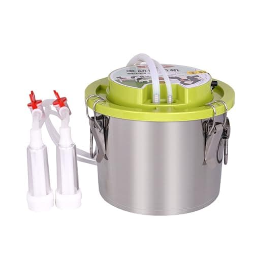 Ordenhadeira De 8L/12L/16L Para Vacas E Cabras, Com Sistema De Ordenha A Vácuo Por Pulsação, Frequência De 43 A 46 Vezes Por Minuto E Parada Automática Ao Encher.,8L-sheep