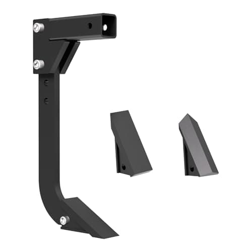 Trator subsolador estriador, valetadeira de engate de 3 pontos para quebra de solo e lavoura de jardim, compatível com trator CAT 0/1, ATV/UTV com receptor de 5 cm, profundidade ajustável com 2 dentes