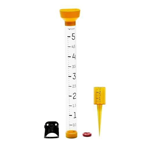 Taylor Precision Products 2708 Pluviômetro amarelo Jr