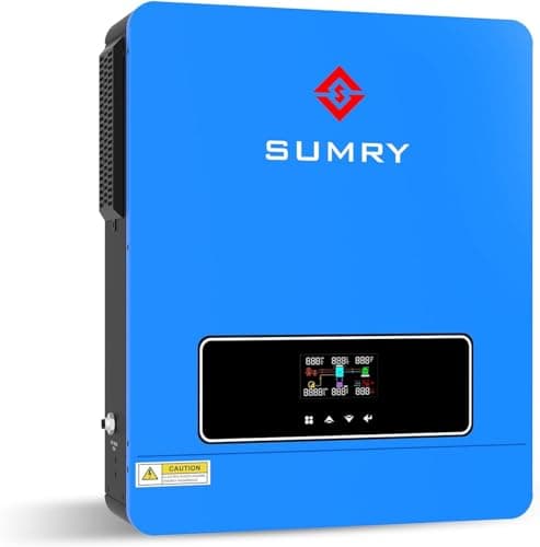 Inversor Solar Híbrido 10200W 48V para AC 220/230/240V (configurável), Controlador de Carga MPPT 160A Inversor Solar Onda Senoidal pura e LCD Display para Fora da Grid ou Dentro da Rede