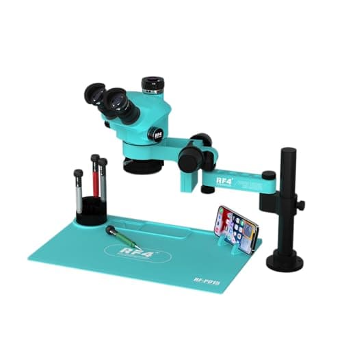Microscópio trinocular estéreo, rotação de 360°, suportes articulados para braço articulado, reparo de PCB, reparo de PCB, câmera termográfica 4K C39 (7050PR0-F019-Sem câmera)