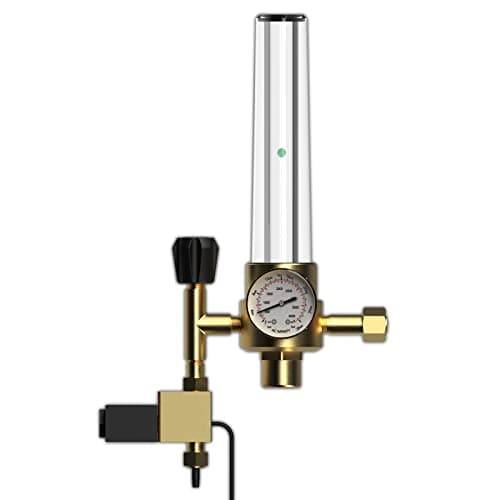 Regulador de CO2 AC Infinity, monitor de dióxido de carbono com válvula solenoide e medidor de fluxo de gás, sistema de gás com medidor de CO2 para barracas, salas e estufas de cultivo
