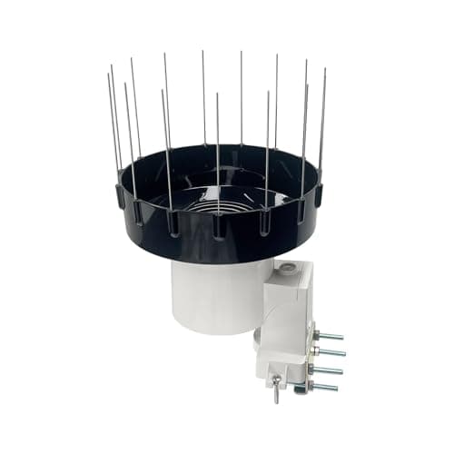 ECOWITT WH40BH Sensor externo de pluviômetro sem fio, com funil coletor de chuva autoesvaziante de 5 cm/1,96 pol. de altura, 15 peças de pontas de pássaro - - Apenas acessório, não pode ser usado