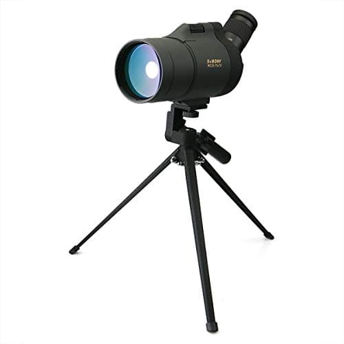 Luneta de observação SVBONY SV41 Mak com tripé para observação de alvos, 25-75x70, compacta, ideal para observação de pássaros, animais selvagens, viagens e acampamentos