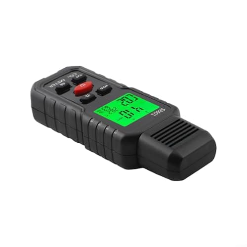 FABULETTA Medidor de dióxido de carbono portátil 3 em 1, monitor de qualidade do ar com medidor de umidade de temperatura e cor para uso interno, escritório, casa, escola (S8601)