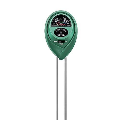 VIVOSUN Testador de solo, medidor de umidade de plantas 3 em 1 e testador de pH para casa, jardim, gramado, fazenda, uso interno e externo, promove o crescimento saudável das plantas