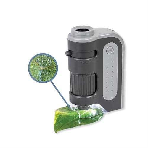 Microscópio de Bolso MicroBrite Plus MM-300 Carson com LED e ampliação 60x a 120x
