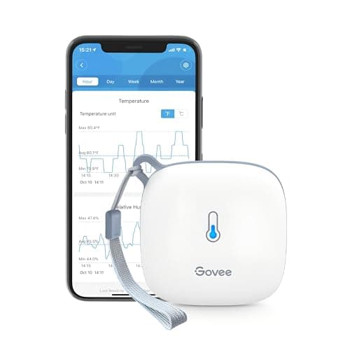 Termômetro Higrômetro Wi-Fi H5179, Sensor De Temperatura E Umidade Com App, Monitoramento Remoto, Alertas Personalizáveis, Histórico E Exportação De Dados, 2,4 GHz, Para Casa, Adega E Escritório