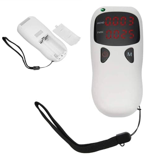 Monitor de qualidade do ar, testador portátil de qualidade do ar para interiores, medidor HCHO, monitor TVOC para escritório, sala de estar, quarto