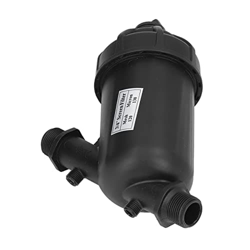Filtro de irrigação de tela de rosca macho G3/4 polegadas, filtro de irrigação por gotejamento de malha 120 com pressão de 6 bar para jardim, estufa, agricultura, sistema de irrigação de grande área