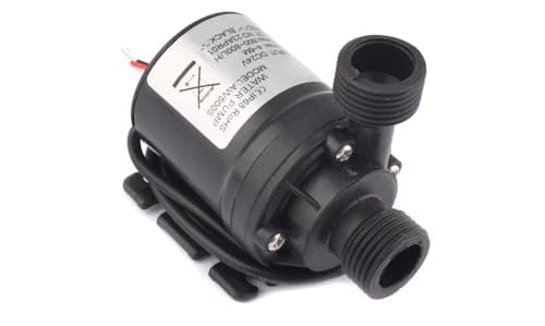 Mini Bomba D'água 12 Volts DC 19w 800 Litros/h Coluna 5m Submersível para Irrigação