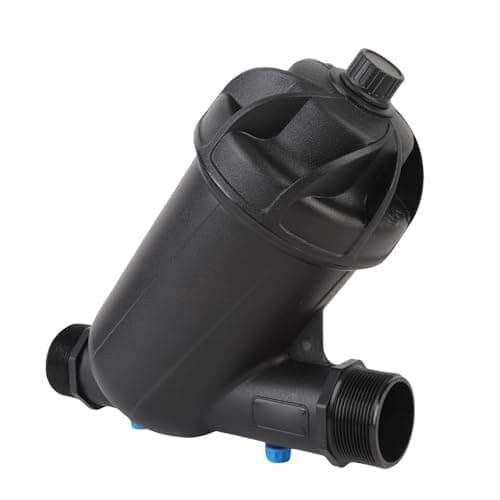 Luocute Filtro de Irrigação Em Y de 2 Polegadas, Filtro de Disco de Malha 120 Com ABS e Construção Em Aço Inoxidável para Uso Industrial Em Estufa de Jardim de Quintal