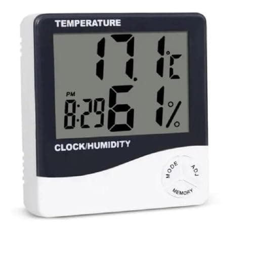 Relógio Termo Higrômetro Temperatura e Umidade PD003 Tomate