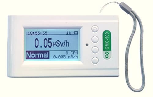 GQ GMC-500 Geiger Counter Detector de radiação nuclear dosímetro beta gama de raios X
