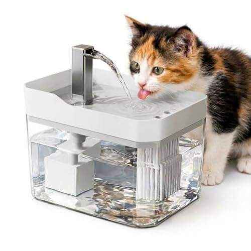 Bebedouro Automatico Pet Fonte para Cães e Gatos Silenciosa Bivolt 1,5L (Branco)