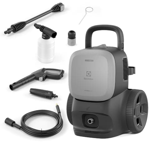 Electrolux Lavadora de Alta Pressão Lava Jato Lava Car 1850PSI de pressão de àgua e Potencia 1500W de motor com Aplicador de Detergente PowerWash EWS1850 127v Cinza